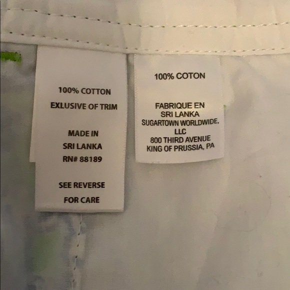 Lilly Pulitzer Walsh Shorts size 00 - Picture 7 of 7